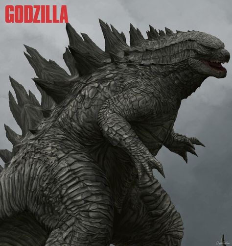 ArtStation - Godzilla 2014 Legendary Godzilla, Black Widow And Hulk, Monster Verse, Godzilla 2, Dinosaur Sketch, Kong Godzilla, King Kong Vs Godzilla, Kaiju Design, Godzilla 2014