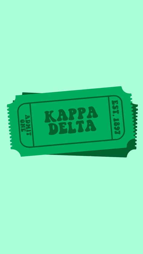 Kappa Delta Prints, Kappa Delta Art, Kappa Delta Aesthetic, Kappa Delta Paintings, Kappa Delta Graphic, Crewneck Design Ideas, Kappa Delta Canvas, Sorority Canvas Art, Sorority Instagram