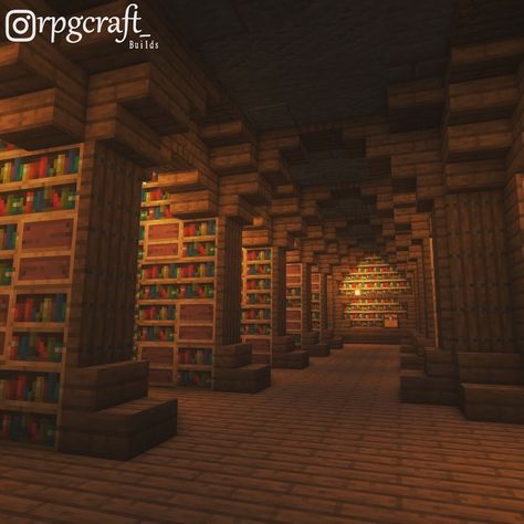 Minecraft Library, Minecraft Underground, Case Minecraft, Minecraft Decoration, Rumah Minecraft Sederhana, Minecraft Mansion, Minecraft Structures, Minecraft Interior Design, Minecraft House Plans