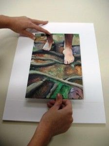 framing canvas panel Mounting Artwork Ideas, Frame Matting Diy, Framing Paintings, Frame A Canvas, Homemade Frames, Diy Canvas Frame, Framing Canvas Art, Frames Diy, Photo Crafts