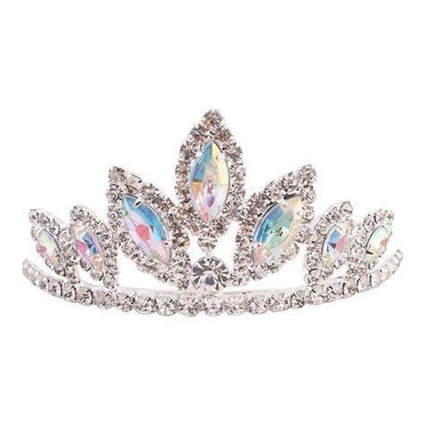 WonderfulDress Dazzling Stoned Crown Tiara SMALL ($9.98) ❤ liked on Polyvore featuring accessories, hair accessories, crowns, tiaras, hair, tiara crown, crown hair accessories and crown tiara Aurora Tiara, Crown Hair Accessories, Tiara Silver, Colorful Birthday Party, Silver Tiara, Hair Crown, Crown Hair, Hair Supplies, Crown Tiara