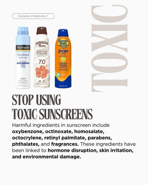 Comment “SWAP” to shop NON TOXIC sunscreens!! ☀️ #cleanbeauty #nontoxicbeauty #nontoxic #nontoxicsunscreen #sunscreen #hormonebalance #hormonehealth Clean Sunscreen, Organic Makeup Brands, Safe Sunscreen, Environmental Damage, Sunscreen Moisturizer, Hormone Health, Organic Makeup, Clean Living, What To Buy