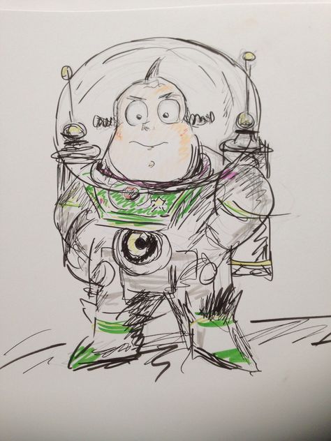 Buzz Lightyear concept art Buzz Lightyear Sketch, Disney Sketches, Buzz Lightyear, Animation Film, Dreamworks, Animation Art, Disney Pixar, Pixar, Crafts For Kids