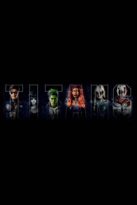 Titans Tv Series Wallpaper, Titans Dc Wallpaper, Dc Titans Wallpaper, Titans Poster, Titans Wallpaper, Titans Dc, Ryan Potter, Dc Titans, Titans Tv Series