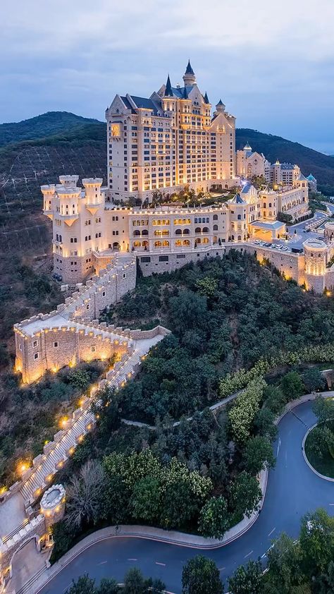 Dalian, another beautiful coastal city in Liaoning Province, China, is a clean and comfortable place. #china | Instagram Dalian China, Europe Honeymoon, Retail Architecture, Luxury Collection Hotels, Dalian, Heart Of Europe, Castle Hotel, Clean Beach, Coastal Cities