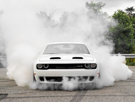 White Knuckle creating a Smoke Show! 2019 Dodge Challenger SRT Hellcat Redeye.  Like what I like?  I may earn a modest (and I do mean modest) affiliate commission if you purchase something through one of my links… so help a bat-bro out! Dodge Challenger Hellcat White, Hellcat Redeye Challenger, White Hellcat, White Dodge Challenger, White Dodge Charger, White Challenger, Dodge Challenger Hellcat Redeye, Dodge Challenger Srt Hellcat Redeye, 2019 Dodge Challenger