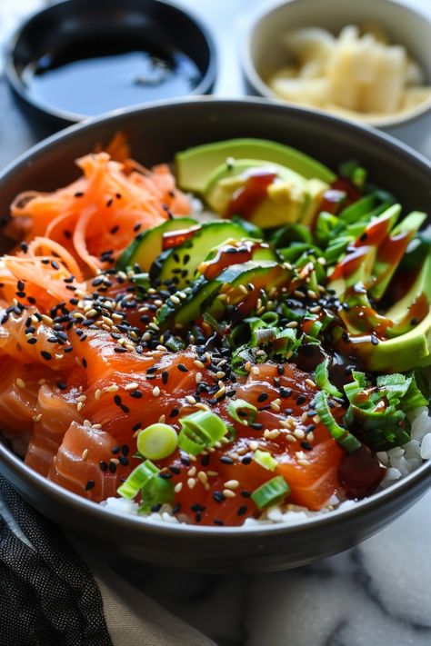 Explore the delicious world of homemade poke bowl sauce with this easy recipe! Elevate your bowl with a flavorful and spicy poke bowl sauce that will make your taste buds dance. This recipe is a game changer for any poke bowl lover looking to add an extra kick to their dish. Perfect for spicing up your favorite seafood or veggies. Try this homemade poke bowl sauce today and take your culinary skills to the next level! Best Poke Bowl Sauce, Poke Bowl Sauce Recipe, Bowl Sauce Recipes, Homemade Bowls, Poke Sauce Recipes, Poke Bowl Aesthetic, Poke Bowl Sauce, Poke Bowl Ideas, Homemade Poke Bowl