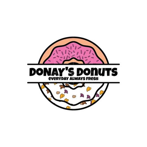 Donut Logo, Mini Pancakes, Simple Icon, Mini Donuts, Donuts, ? Logo, Quick Saves