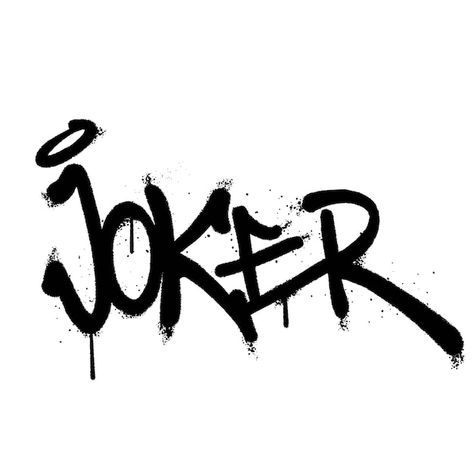 Joker Graffiti, Font Graffiti, Alphabet Graffiti, Graffiti Spray Paint, Graffiti Wildstyle, Graffiti Text, Arte Cholo, Graffiti Tattoo, Graffiti Logo