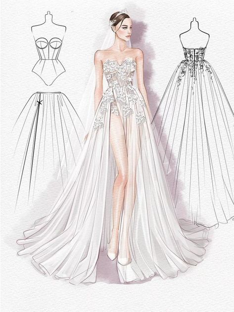 Party Dress Drawing, Wedding Dress Sketch, Wedding Dress Drawings, Wedding Dress Illustrations, Funny Airport Signs, Chinese Fancy Dress, Fashion Show Themes, Airport Signs, Dress Sketch