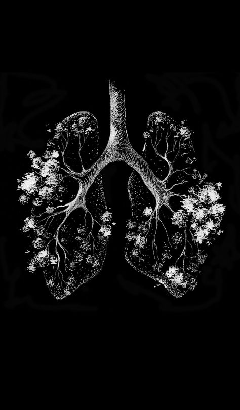 Lungs Aesthetic, Breathe Aesthetic, Lung Art, Lungs Illustration, Lungs Drawing, Anatomical Lungs, Lungs Art, Small Tattoos For Women, Medical Wallpaper