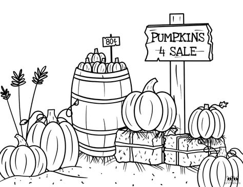 Pumpkin Patch Drawing Easy, Pumpkin Patch Coloring Page, Pumpkin Images Free Printable, Fall Coloring Sheets Free Printable, Free Pumpkin Printables, Pumpkin Coloring Pages Free Printable, Fall Coloring Pages Free Printable, Pumpkin Carving Night, Family Pumpkin Carving