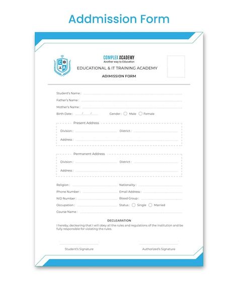 Vector admission form illustration of ap... | Premium Vector #Freepik #vector #document #application-form #clean-letterhead #stationery-template Admission Form, Blood Groups, Registration Form, Training Academy, Form Template, Application Form, Letterhead, School Fun, Premium Vector