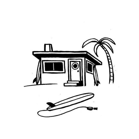 Ahhh the simple life! #surfshack . Check out @jonas_draws for more awesome surfing inspired illustrations! . HELP MAKE A DIFFERENCE -  Every time you go to the beach remember to give some love back by picking up 3 pieces of trash on your way out. .  #surfersforchange #oceanart #surfart #surfing #graphicdesign  #dailysalt #ilovesurfing #barrelsdaily #artistsoninstagram #dailysketches #dailydrawing #gosurf #oceanplastic #noserider #cleanoceans #zerowaste #singlefin #plasticpollution #plasticfree # Surf Drawing, Surfing Lifestyle, Dengeki Daisy, Travel Drawing, House Sketch, Surf Shack, Samurai Tattoo, Vampire Knight, Simple Illustration