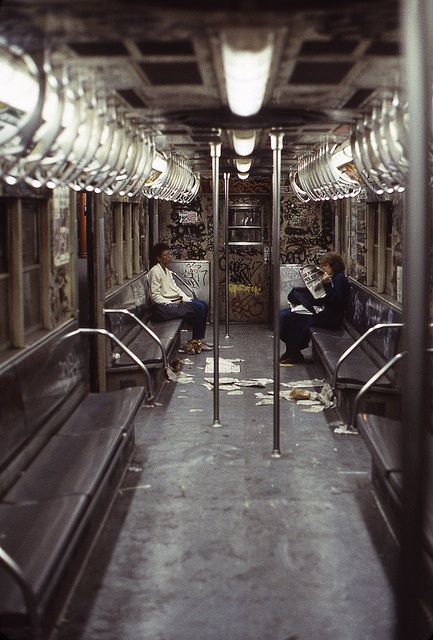 Abandoned Subway Train, Subway Train Interior Aesthetic, Train Inside Photography, Subway Interior Train, Ny Subway Aesthetic, Subway Train Interior, Inside Of Train, Subway Seats, Subway Interior