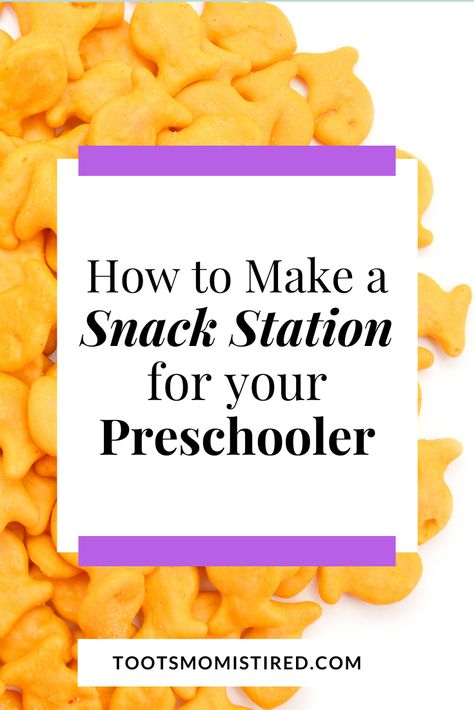 How to Set Up A Snack Station for Your Preschooler | Set up a snack station for your 3 year old, 4 year old, or 5 year old so they can get their own snacks and stop asking you for snacks. Snacks For A One Year Old, Montessori Snack Ideas, Snack Ideas For One Year Old, One Year Old Snack Ideas, Best Snacks For One Year Old, Toddler Snack Station, Toddler Self Serve Station, Montessori Snack Station, Snack Organization