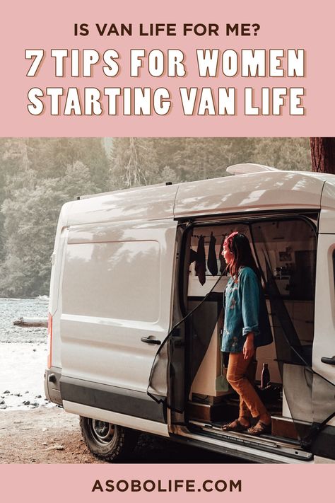 In this article, I share with you the 7 tips from my 2+ years of experience living and traveling full time in a van as a woman. 

Hopefully this article gives you some ideas of what to expect and prepare for your own van life journey. Van Life Bucket List, Simple Van Life, Van Travel Aesthetic, Nomadic Life, How To Start Van Life, Van Life Canada, Surfing Van Life, Full Time Van Living, Van Life Tips And Tricks