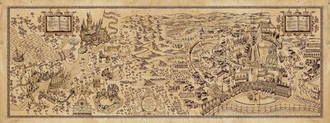 High resolution Wizarding World of Harry Potter map - Imgur Harry Potter World Map, Imprimibles Harry Potter, Harry Potter Marauders Map, Buku Harry Potter, Anniversaire Harry Potter, Marauders Map, Images Harry Potter, Diagon Alley, Map Wallpaper