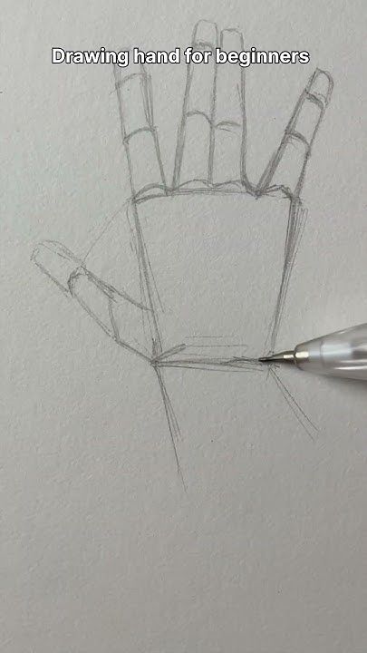 How to draw a hand #drawing#art#handdrawing Hand Art Step By Step, How To Sketch A Hand, How To Draw Hands Easy Step By Step, How To Draw Female Hands, Step By Step Hand Drawing, Hands Drawing Step By Step, How To Draw Anime Hands, How To Draw Hands Tutorials, Art Sketches Hands