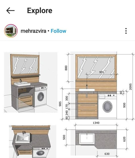 Laundry Cabinet Design, Bathroom Layout Plans, Design For Bathroom, Laundry Cabinet, Interior Design Tools, Modern Laundry, Small Bathroom Layout, Bathroom Dimensions, Bathroom Design Layout