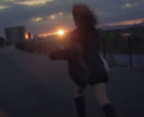 Sun, Walking, At Night, The Sun, A Woman