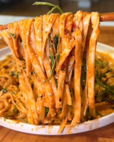 @vegan.healthy.plan on Instagram: ""GET The Complete Plant Based Cookbook - Over 200+ Delicious Vegan Recipes Including 30-day Meal Plans" =>> LINK IN BIO 🔗 @vegan.healthy.plan

1️⃣ or 2️⃣? What recipe do you like the most?

By @Dr.vegan

1️⃣ 10-min Spicy Peanut Noodles

Ingredients
8.8 oz udon noodles (250g)
1 1/2 tablespoons of peanut butter
1 teaspoon gochujang Korean chili paste
1/3 cup finely chopped spring onions plus extra for garnish
1/3 cup finely chopped fresh basil
1/3 cup finely chopped fresh cilantro
1 tablespoon sesame seeds plus extra for garnish
1 tablespoon chili flakes
Small piece of ginger grated (about 1 teaspoon)
1 garlic clove grated
2 tablespoons soy sauce
1 teaspoon rice vinegar
1/2 lime Juice of lime
1 tablespoon sugar optional, but recommended
2 tablespoons neutr Spicy Peanut Noodles, Korean Chili, Korean Chili Paste, Cannelloni Recipes, Mushroom Recipes Pasta, Quick Lunch Recipes, Peanut Noodles, Plant Based Cookbook, Vegetarian Cookbook