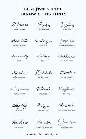 To save you time and effort, I've put together a list of my favorite script handwriting fonts that are completely free. Pretty, casual and authentic... Hakuna Matata Tattoo, Tattoo Word Fonts, Script Handwriting, Ci Design, Tattoo Fonts Cursive, Tattoo Schrift, Free Handwriting, Word Fonts, Font Inspiration