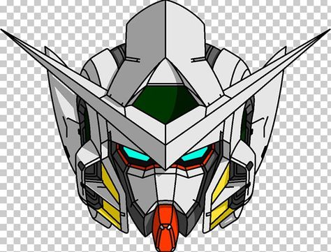 Gundam Tattoo, Chibi Gundam, Gundam Drawing, Gundam Head, Gundam Exia, Helmet Designs, Japanese Robot, Gundam 00, What To Draw