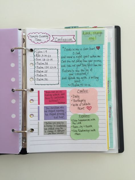 How can you make confession a regular part of your times with the Lord?  Find out in my post - How to Create a Personal Prayer Notebook - The Healthy Happy Woman Prayer Notebook, Prayer Closet, Personal Prayer, Bible Study Methods, Bible Study Notebook, Study Journal, Happy Woman, Bible Study Journal, Bible Notes