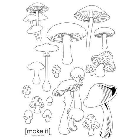 mushroom embroidery pattern free - Google Search Mushroom Embroidery, Mushroom Drawing, Arte Inspo, Mushroom Art, Design Guide, Embroidery Inspiration, Diy Embroidery, Embroidery And Stitching, Art Plastique