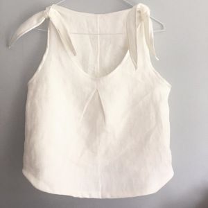 Tie-strap Silk Cami – Michelle Sews Crop Top Sewing, Sew Over It Patterns, White And Denim, Crop Top Sewing Pattern, Barbecue Garden, By Hand London, Sew Over It, Top Sewing, Silk Cami