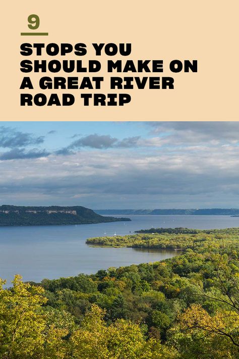 Plan the perfect Great River Road trip itinerary.#roadtrips #travel #roadtripideas #travelandleisure Great River Road Trip Mississippi, Great River Road Trip Missouri, Mississippi River Road Trip, Great River Road Trip, Motorcycle Trips Destinations, Mississippi Road Trip, Great River Road, Southern Road Trips, Tennessee Road Trip