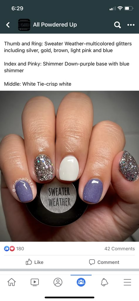 Navy Dip Nail Ideas, January Sns Nails Ideas, Multi Color Dip Powder Nails, Nails In January Colour, Nail Ideas End Of Summer, Nail Color Combinations Winter, Nail Shellac Ideas Summer, Feb Nail Colors, Nail Color Combinations Ideas