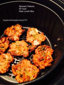 Air Fryer Spinach Recipes, Air Fryer Pakora Recipes, Air Frier Recipes Vegetarian, Air Fryer Pakora, Spinach Air Fryer, Pakora Air Fryer, Air Fryer Recipes Wings, Air Fryer Recipes Indian, Air Fryer Recipes Vegetables