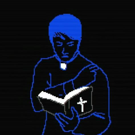 Faith Game Pfp, Faith Game Aesthetic, John Faith Game, Faith Unholy Trinity Aesthetic, Faith The Unholy Trinity John Fanart, Faith Video Game, Faith Horror Game, Faith John Ward, Faith The Unholy Trinity Pfp