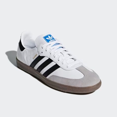 NEW Adidas  Samba OG - Size W 6 /M 5 - White Black Shoes Texture Cuir, Samba Og Shoes, Adidas Samba Og, Adidas Shoes Women, Adidas Zx, Adidas Sneaker, Black Gums, Shoes Adidas, Pharrell Williams