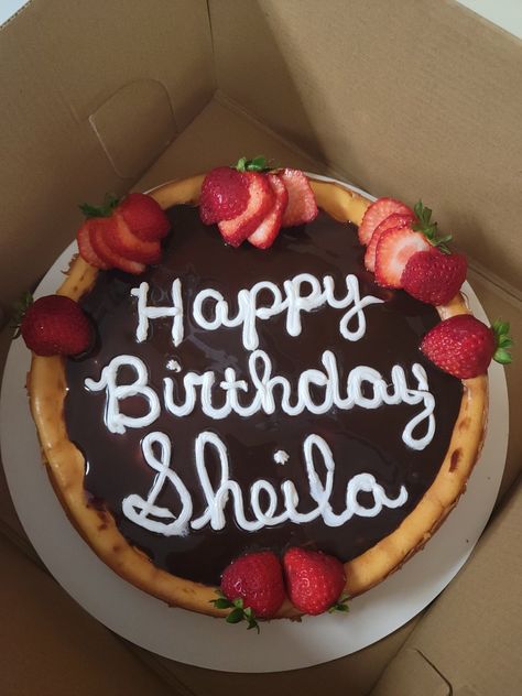 Happy Birthday Sheila, Cake Name, Birthday Background, Happy Birthday, Natural Hair Styles, Pastel, Cake, Birthday