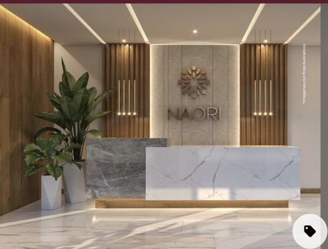 Modern Luxury Office Reception Design, Lobby Minimalist Design, Office Reception Area Design Modern, Luxury Hotel Reception Desk, Japandi Reception Design, Hotel Reception Area Design, Reception Luxury Design, Corporate Office Reception Area Design, Recepsionis Design