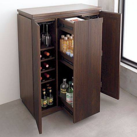 Living Room Bar Cabinet, Clever Kitchen Storage, Home Bar Cabinet, Bar Mini, Modern Home Bar, Bar Unit, Bar Storage, Home Bar Designs, Mini Bars