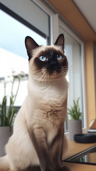 Are Siamese Cats Long Or Short Hair? Exploring the Coat Length (Long-Haired or Shorthair) of Siamese Kittens and Cats Traditional Siamese Cat, White Cat Breeds, All Cat Breeds, Long Or Short Hair, Different Colored Eyes, Best Cat Food, Apple Head, Birman Cat, Cat Allergies