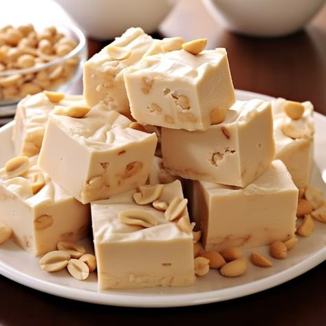 Peanut Butter Fantasy Fudge | JET-PUFFED | Recipes - Kraft Heinz Fantasy Fudge Peanut Butter, Fantasy Peanut Butter Fudge, Peanut Butter Fantasy Fudge, Original Fantasy Fudge Recipe, Creamy Peanut Butter Fudge, Kraft Peanut Butter, Fantasy Fudge Recipe, Fantasy Fudge, Butter Fudge Recipe