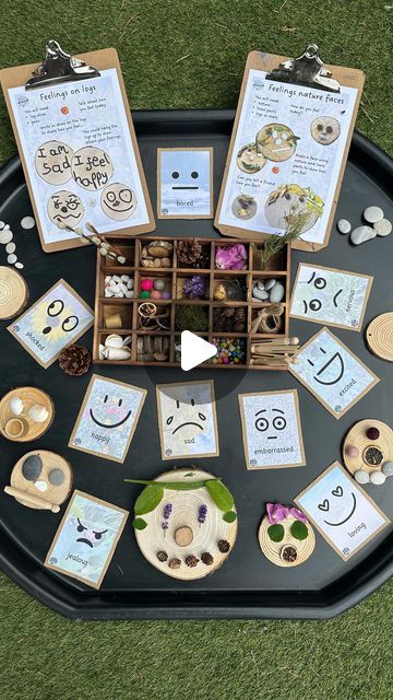 Activities On Emotions For Preschoolers, Ruby's Worry Activities Eyfs, I Can Activities For Kindergarten, Feelings Eyfs Activities, The Way I Feel Activities Preschool, Loose Parts Nature, Preschool Loose Parts Activities, Kindergarten Loose Parts, Feelings Activities For Preschoolers