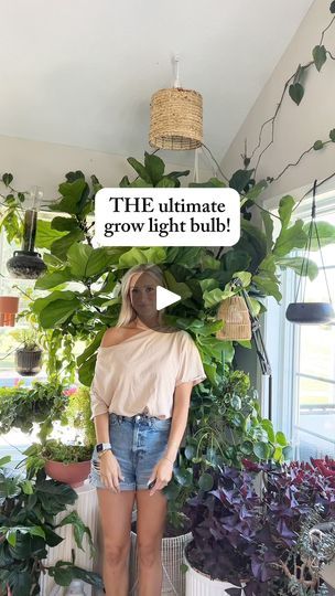 Grow Lamp For Plants, Pendant Grow Light Ideas, Grow Light Set Up, Indoor Grow Light Ideas, Indoor Grow Lights, Plants House, Grow Light Bulbs, Grow Lamps, Urban Gardening