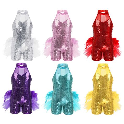 Jazz Dance Dress, Dance Jumpsuit, 2023 School, Leotard Costume, Kids Costumes Girls, Dance Tutus, Latin Dance Costume, Dance Wear Ballet, Jazz Dance Costumes