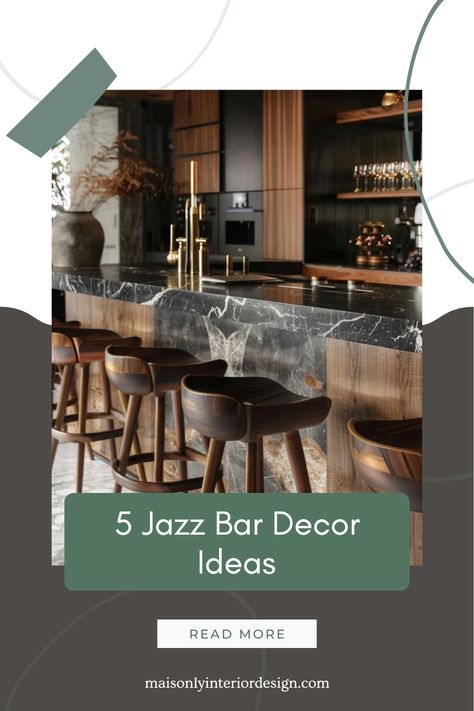 Bring the soul of a jazz bar into your home with these 5 amazing decor ideas. From vintage records to soft lighting, you can create an inviting atmosphere that feels like your favorite late-night lounge. Incorporate artistic elements like a bar cart, cozy seating areas, and artworks that pay homage to famous jazz legends. Achieve the perfect jazz bar aesthetic to set the stage for intimate gatherings or chill evenings with friends. Perfect your space with the magic of vibe-enhancing decor inspired by jazz culture. Jazz Bar Aesthetic, Jazz Culture, Bar Decor Ideas, Night Lounge, Bar Aesthetic, Balcony Bar, Porch Windows, Jazz Bar, Artistic Elements