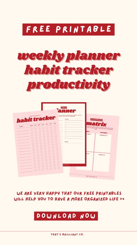 FREE Habit Tracker and Weekly Planner Printable budgetplannertemplate #dailyofficeplanner #plannerorganizer #customteacherplanners🎁 Free Habit Tracker, Planners Printables, Printables Planner, Planner Goals, Organization Planner, Weekly Planner Free Printable, Organizer Planner, Planner Writing, Journal Stuff