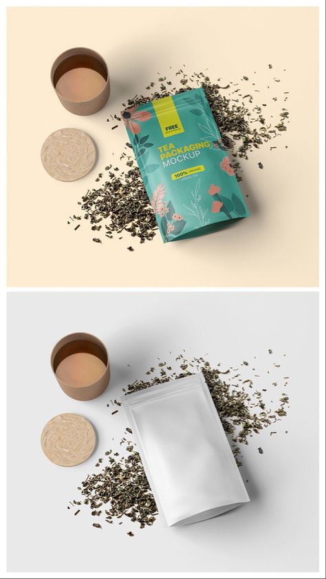 Tea Bag Mockup, Tea Brands Packaging, Tea Packaging Mockup, Tea Packaging Design Boxes, Herbal Tea Packaging Design, Tea Packaging Ideas, Tea Branding Design, Tea Brand Logo, Premium Tea Packaging