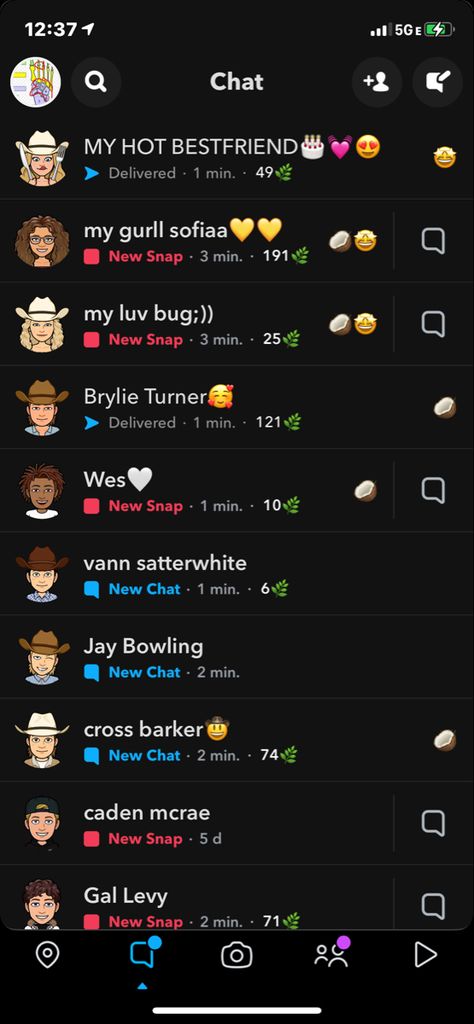 Snapchat Display Name Ideas, Snapchat Homescreen, Snapchat Recents, Snapchat Friend Emojis, Friend Emojis, Snapchat Emojis, Emoji Ideas, Story Filters, Snapchat Friends