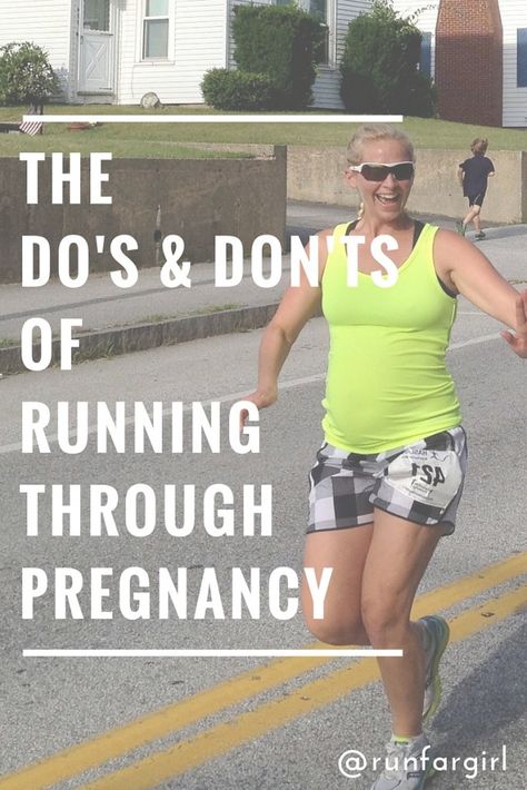 The Do's And Don'ts Of Running Through Pregnancy - Women's Running Pregnancy Running Plan, Running While Pregnant, Running Pregnant, Pregnant Running, Pregnancy Running, Running Half Marathons, Pregnancy Exercise, Weekly Workouts, Pregnancy Fitness