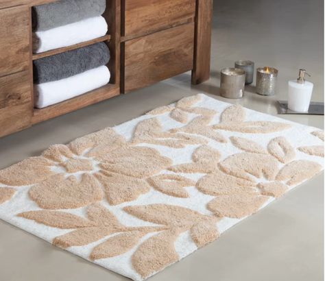 Cute Bath Mats, Bathroom Floors, Cottage Style Decor, Bathroom Rugs And Mats, Cotton Bath Mats, Beach Ideas, Bathroom Rugs Bath Mats, Camper Ideas, Cotton Bath Rug